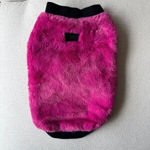 NWT Apparis Carter Pink Faux Fur Dog Coat